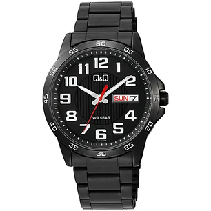 Reloj Q&Q Hombre Análogo Negro A37A-006PY 