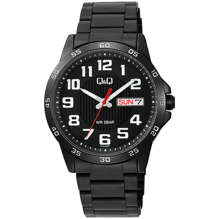 Reloj Q&Q Hombre Análogo Negro A37A-006PY  1