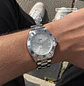 Reloj Q&Q Hombre Análogo Plateado A41A-002PY - Miniatura 2