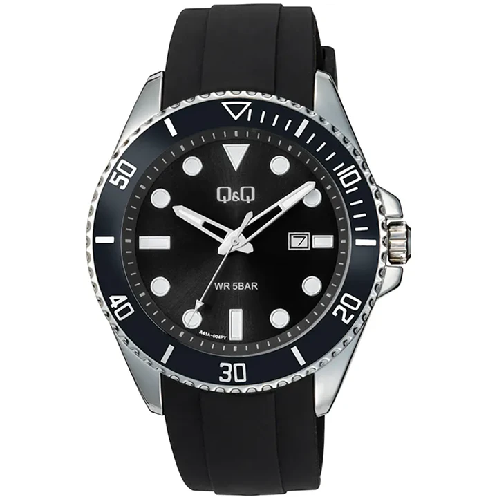 Reloj Q&Q Hombre Análogo Negro A41A-004PY 1