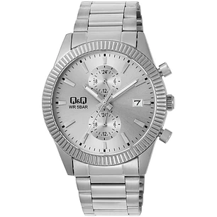 Reloj Q&Q Hombre Análogo Plateado A39A-001PY