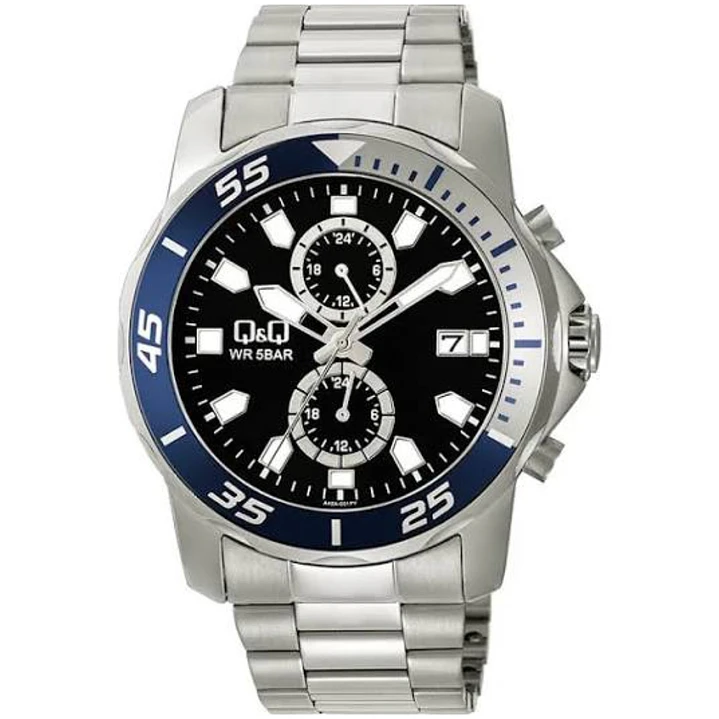 Reloj Q&Q Hombre Análogo Plateado A42A-001PY 1