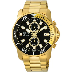 Reloj Q&Q Hombre Análogo Dorado A42A-003PY