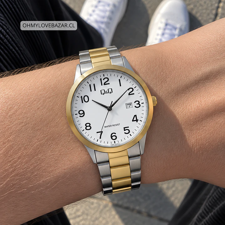 Reloj Q&Q Hombre Análogo Bicolor A44A-003PY 2