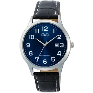 Reloj Q&Q Hombre Análogo Correa Cuero A44A-005PY