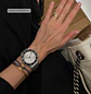 Reloj Q&Q Mujer Grande Análogo Plateado A50A-001PY - Miniatura 1