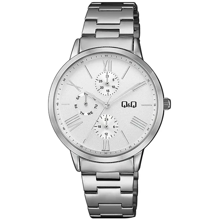Reloj Q&Q Mujer Análogo Plateado AA37-J207Y 1