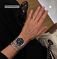 Reloj Q&Q Mujer Análogo Plateado AA37-J208Y - Miniatura 2