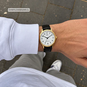 Reloj Q&Q Hombre Análogo Cuero Vegano C02A-008PY