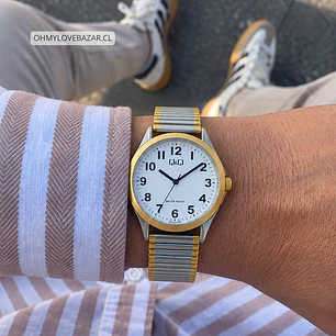 Reloj Q&Q Hombre Análogo Bicolor C04A-049PY
