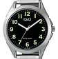 Reloj Q&Q Hombre Análogo Plateado Negro C04A-048PY - Miniatura 3