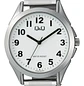 Reloj Q&Q Hombre Análogo Plateado C04A-047PY - Miniatura 3