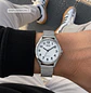 Reloj Q&Q Hombre Análogo Plateado C04A-047PY - Miniatura 2