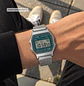 Reloj Casio Vintage Unisex Correa Milanese Verde A158WEM-3D - Miniatura 3