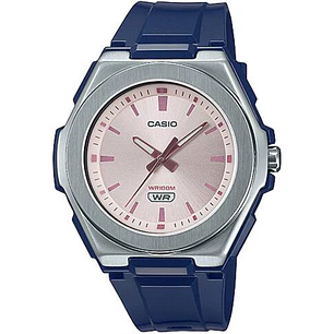 Reloj Casio Sport Chic Mujer Resina Plateado Azul LWA-300H-2E