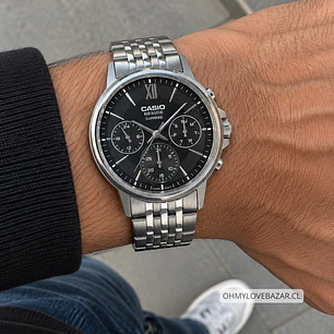Reloj Casio Beside de Acero y Cristal Zafiro BMS-300D-1A