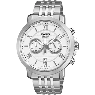 Reloj Casio Beside Cronógrafo Acero inoxidable y Cristal Zafiro BMS-500D-7A