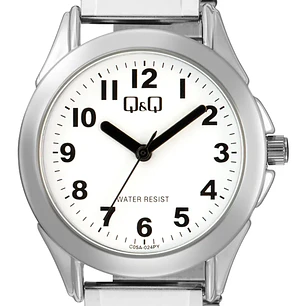 Reloj Q&Q Mini  Mujer Análogo Plateado C05A-024PY