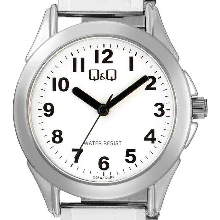 Reloj Q&Q Mini  Mujer Análogo Plateado C05A-024PY 2