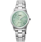 Reloj Q&Q Mini  Mujer Análogo Plateado Verde C09A-025PY - Miniatura 1
