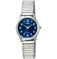 Reloj Q&Q Mini Mujer Análogo Plateado Azul C11A-035PY  - Miniatura 1