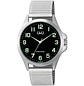 Reloj Q&Q Hombre Análogo Plateado Negro C36A-025PY - Miniatura 1