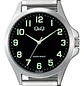 Reloj Q&Q Hombre Análogo Plateado Negro C36A-025PY - Miniatura 2