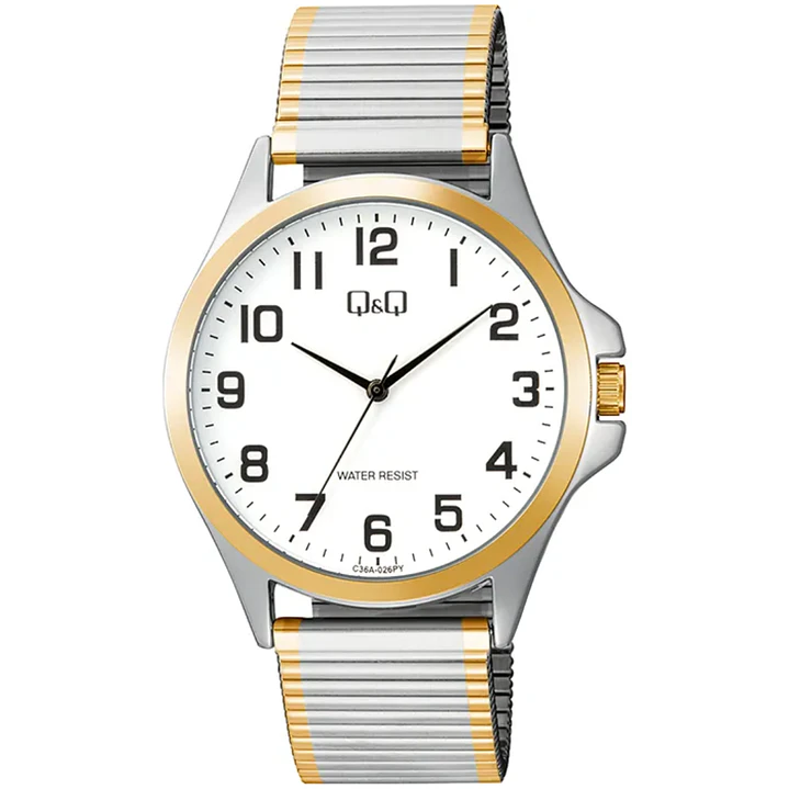 Reloj Q&Q Hombre Análogo Metal Bicolor C36A-026PY 1