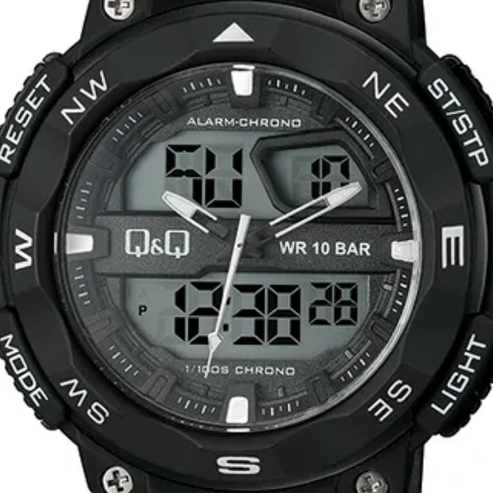 Reloj Q&Q Hombre Digital Resistente al agua 100mts GW85J005Y 2