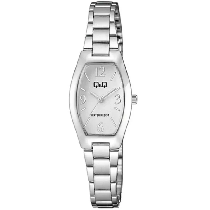 Reloj Q&Q Mini Mujer Análogo Plateado Q06A-001PY 1