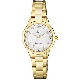 Reloj Q&Q Mini Mujer Análogo Dorado Q11A-005PY