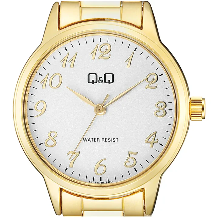 Reloj Q&Q Mini Mujer Análogo Dorado Q11A-005PY 2