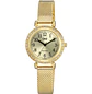 Reloj Q&Q Mini Dorado Correa Milanese Brillos Q12A-002PY - Miniatura 1