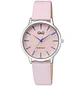 Reloj Q&Q Análogo Cuero Vegano Rosado Q26B-003PY - Miniatura 1