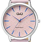 Reloj Q&Q Análogo Cuero Vegano Rosado Q26B-003PY - Miniatura 2