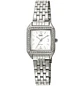 Reloj Q&Q Mini Mujer Tank Plateado Brillos Q27C-003PY - Miniatura 1