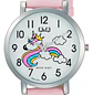 Reloj Q&Q Mini Infantil Niñes Niña Unicornio Rosado Q58A-010PY - Miniatura 2