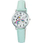 Reloj Q&Q Mini Infantil Niñes Niños Unicornio Verde Q58A-011PY - Miniatura 1