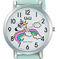 Reloj Q&Q Mini Infantil Niñes Niños Unicornio Verde Q58A-011PY - Miniatura 2