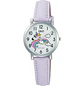 Reloj Q&Q Mini Infantil Niñes Niño Unicornio Lila Q58A-012PY - Miniatura 1