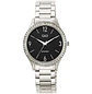 Reloj Q&Q Análogo Plateado Brillos Negro Q75B-004PY - Miniatura 1