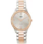 Reloj Q&Q Análogo Bicolor Rosé Brillos Q75B-005PY - Miniatura 1