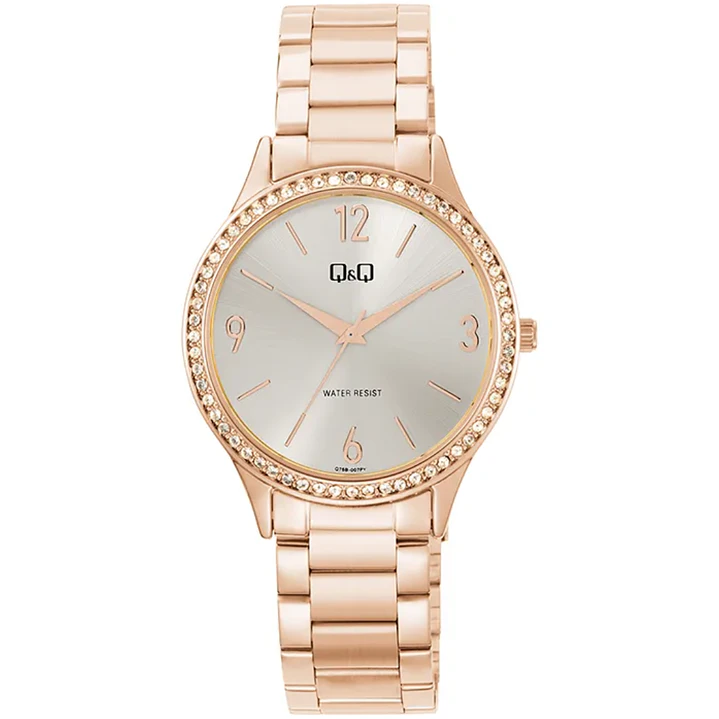 Reloj Q&Q Análogo Rosé Brillos Q75B-007PY 1