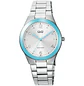 Reloj Q&Q Análogo Plateado Celeste Brillos Q78B-005PY - Miniatura 1