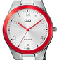 Reloj Q&Q Análogo Plateado Rojo Brillos Q78B-006PY - Miniatura 2