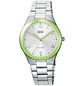 Reloj Q&Q Análogo Plateado Verde Brillos Q78B-007PY - Miniatura 1