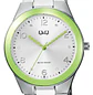Reloj Q&Q Análogo Plateado Verde Brillos Q78B-007PY - Miniatura 2