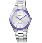Reloj Q&Q Análogo Plateado Lila Brillos Q78B-008PY - Miniatura 1