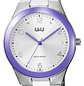 Reloj Q&Q Análogo Plateado Lila Brillos Q78B-008PY - Miniatura 2