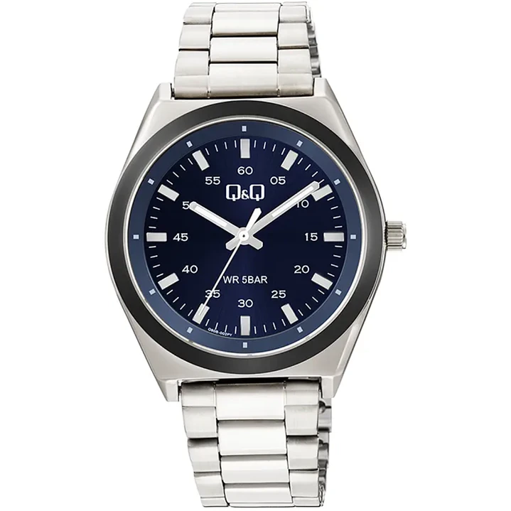 Reloj Q&Q By Citizen Hombre Metal Análogo Q80B-002PY 1